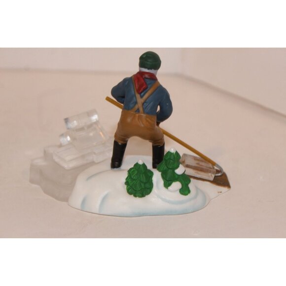 Dept 56 New England Village - Blue Star Ice Harvesters - Picture 4 of 6